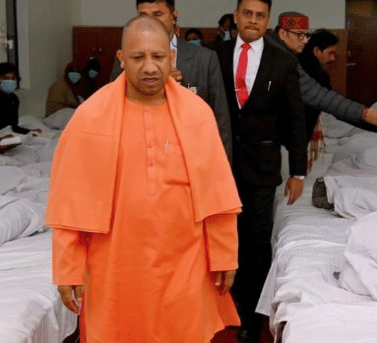 UP CM Yogi Adityanath visited the Ashraya Grih Varanasi, which is being run by Rachna NGO
